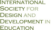International Society for Design and Development in Education logo