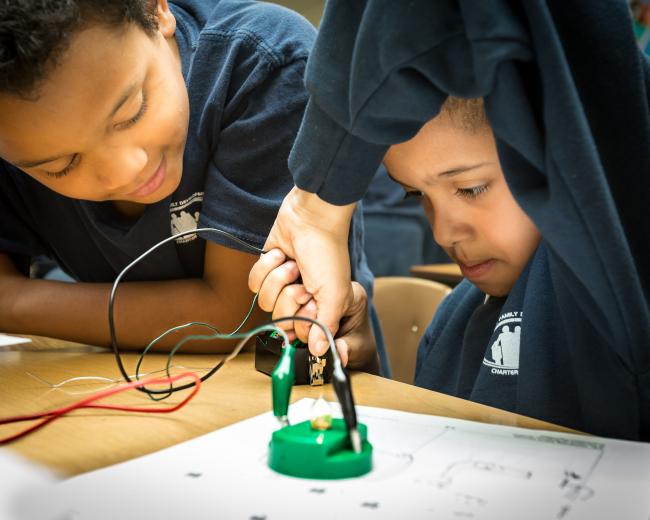 homepage image of hands on kids learning